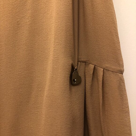 Liu Jo Camel Lace Camisole Blouse Size S NTW CLOSET CLEAR-OUT! - Picture 3 of 13